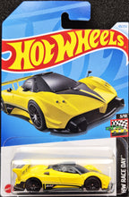 Load image into Gallery viewer, Hot Wheels 2024 Pagani Zonda R Yellow #99 HW Race Day 3/10 New Long Card
