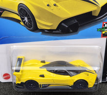 Load image into Gallery viewer, Hot Wheels 2024 Pagani Zonda R Yellow #99 HW Race Day 3/10 New Long Card
