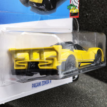 Load image into Gallery viewer, Hot Wheels 2024 Pagani Zonda R Yellow #99 HW Race Day 3/10 New Long Card
