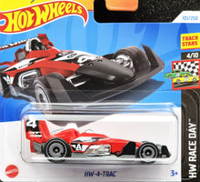 Load image into Gallery viewer, Hot Wheels 2024 HW-4-Trac Red #101 HW Race Day 4/10 New
