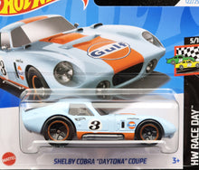 Load image into Gallery viewer, Hot Wheels 2024 Shelby Cobra Daytona Coupe Gulf Racing Blue #122 HW Race Day 5/10 New
