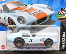 Load image into Gallery viewer, Hot Wheels 2024 Shelby Cobra Daytona Coupe Gulf Racing Blue #122 HW Race Day 5/10 New
