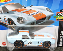Load image into Gallery viewer, Hot Wheels 2024 Shelby Cobra Daytona Coupe Gulf Racing Blue #122 HW Race Day 5/10 New
