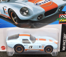 Load image into Gallery viewer, Hot Wheels 2024 Shelby Cobra Daytona Coupe Gulf Racing Blue #122 HW Race Day 5/10 New Long Card
