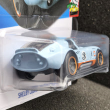 Load image into Gallery viewer, Hot Wheels 2024 Shelby Cobra Daytona Coupe Gulf Racing Blue #122 HW Race Day 5/10 New Long Card

