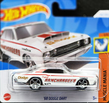 Load image into Gallery viewer, Hot Wheels 2024 &#39;68 Dodge Dart White #142 Muscle Mania 1/5 New
