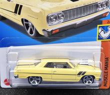 Load image into Gallery viewer, Hot Wheels 2024 &#39;64 Chevy Chevelle SS Light Yellow #157 Muscle Mania 2/5 New Long Card
