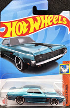 Load image into Gallery viewer, Hot Wheels 2024 &#39;69 Mercury Cougar Eliminator Teal #171 Muscle Mania 3/5 New Long Card
