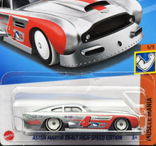 Load image into Gallery viewer, Hot Wheels 2024 Aston Martin DB4GT High-Speed Edition Zamac #219 Muscle Mania 5/5 New Long Card
