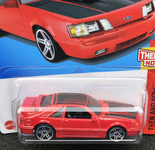 Load image into Gallery viewer, Hot Wheels 2024 &#39;84 Mustang SVO Red #192 Then and Now 2/10 New Long Card
