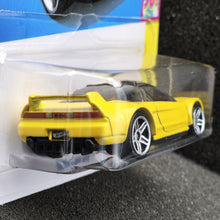 Load image into Gallery viewer, Hot Wheels 2024 &#39;90 Acura NSX Yellow #175 HW: The &#39;90s 2/10 New Long Card
