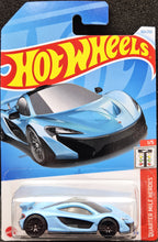 Load image into Gallery viewer, Hot Wheels 2024 McLaren P1 Blue Pearl #165 Quarter Mile Heroes 1/5 New Long Card
