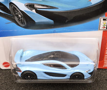 Load image into Gallery viewer, Hot Wheels 2024 McLaren P1 Blue Pearl #165 Quarter Mile Heroes 1/5 New Long Card
