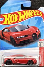 Load image into Gallery viewer, Hot Wheels 2024 &#39;16 Bugatti Chiron Red #201 Quarter Mile Heroes 2/5 New Long Card
