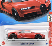 Load image into Gallery viewer, Hot Wheels 2024 &#39;16 Bugatti Chiron Red #201 Quarter Mile Heroes 2/5 New Long Card
