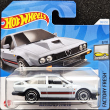 Load image into Gallery viewer, Hot Wheels 2024 Alfa Romeo GTV6 3.0 Light Grey #98 Factory Fresh 8/10 New
