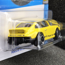 Load image into Gallery viewer, Hot Wheels 2024 Porsche 911 Carrera RS 2.7 Yellow #46 Factory Fresh 4/10 New Long Card
