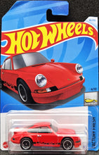 Load image into Gallery viewer, Hot Wheels 2024 Porsche 911 Carrera RS 2.7 Red #46 Factory Fresh 4/10 New Long Card
