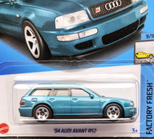 Load image into Gallery viewer, Hot Wheels 2024 &#39;94 Audi Avant RS2 Tropic Green #133 Factory Fresh 9/10 New Long Card
