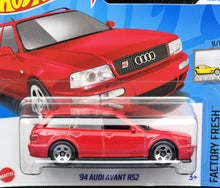 Load image into Gallery viewer, Hot Wheels 2024 &#39;94 Audi Avant RS2 Red #133 Factory Fresh 9/10 New
