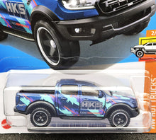 Load image into Gallery viewer, Hot Wheels 2024 &#39;19 Ford Ranger Raptor Dark Blue #43 HW Hot Trucks 2/10 New Long Card
