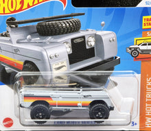 Load image into Gallery viewer, Hot Wheels 2024 Land Rover Series II Light Grey #92 HW Hot Trucks 5/10 New
