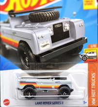 Load image into Gallery viewer, Hot Wheels 2024 Land Rover Series II Light Grey #92 HW Hot Trucks 5/10 New Long Card
