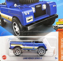 Load image into Gallery viewer, Hot Wheels 2024 Land Rover Series II Dark Blue #92 HW Hot Trucks 5/10 New Long Card
