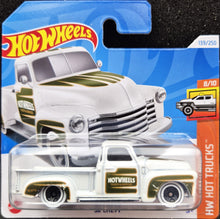 Load image into Gallery viewer, Hot Wheels 2024 &#39;52 Chevy White #139 HW Hot Trucks 8/10 New
