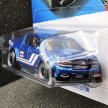 Load image into Gallery viewer, Hot Wheels 2024 &#39;22 Ford Maverick Custom Blue #196 HW Hot Trucks 10/10 New Long Card
