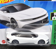 Load image into Gallery viewer, Hot Wheels 2024 DeLorean Alphas White #85 HW Green Speed 7/10 New
