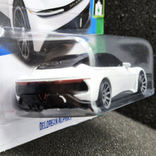 Load image into Gallery viewer, Hot Wheels 2024 DeLorean Alphas White #85 HW Green Speed 7/10 New
