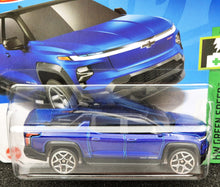 Load image into Gallery viewer, Hot Wheels 2024 Silverado EV RST Blue #110 HW Green Speed 8/10 New
