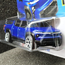 Load image into Gallery viewer, Hot Wheels 2024 Silverado EV RST Blue #110 HW Green Speed 8/10 New
