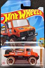 Load image into Gallery viewer, Hot Wheels 2024 Mercedes-Benz Unimog 1300L Orange #178 HW Dirt 1/10 New Long Card
