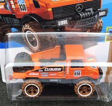 Load image into Gallery viewer, Hot Wheels 2024 Mercedes-Benz Unimog 1300L Orange #178 HW Dirt 1/10 New Long Card
