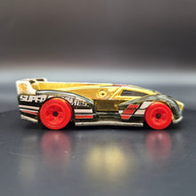 Load image into Gallery viewer, Hot Wheels 2019 Electrack Gold Chrome #73 Super Chromes 1/5
