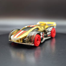 Load image into Gallery viewer, Hot Wheels 2019 Electrack Gold Chrome #73 Super Chromes 1/5
