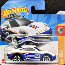 Load image into Gallery viewer, Hot Wheels 2024 Porsche 911 Rallye White/Blue #172 HW Turbo 5/5 New
