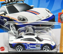 Load image into Gallery viewer, Hot Wheels 2024 Porsche 911 Rallye White/Blue #172 HW Turbo 5/5 New
