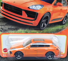 Load image into Gallery viewer, Matchbox 2024 2022 Porsche Macan Orange #11 MBX Roadtrip New Long Card
