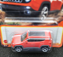 Load image into Gallery viewer, Matchbox 2024 &#39;19 Jeep Renegade Orange #16 MBX Adventure 16/100 New Long Card
