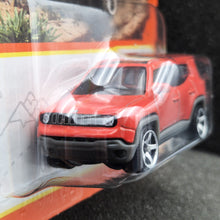 Load image into Gallery viewer, Matchbox 2024 &#39;19 Jeep Renegade Orange #16 MBX Adventure 16/100 New Long Card
