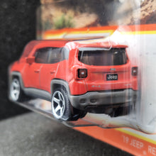 Load image into Gallery viewer, Matchbox 2024 &#39;19 Jeep Renegade Orange #16 MBX Adventure 16/100 New Long Card
