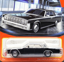 Load image into Gallery viewer, Matchbox 2024 1964 Lincoln Continental Black #21 MBX Showroom New Long Card
