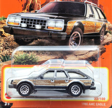 Load image into Gallery viewer, Matchbox 2024 1980 AMC Eagle Black #22 MBX Adventure New Long Card
