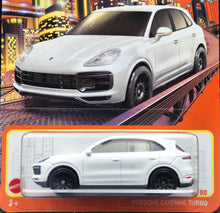 Load image into Gallery viewer, Matchbox 2024 Porsche Cayenne Turbo Pearl White #27 MBX Metro New Long Card
