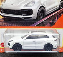 Load image into Gallery viewer, Matchbox 2024 Porsche Cayenne Turbo Pearl White #27 MBX Metro New Long Card
