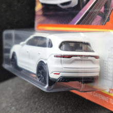 Load image into Gallery viewer, Matchbox 2024 Porsche Cayenne Turbo Pearl White #27 MBX Metro New Long Card
