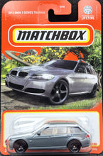 Load image into Gallery viewer, Matchbox 2024 2012 BMW 3 Series Touring Dark Grey #34 MBX Highway New Long Card
